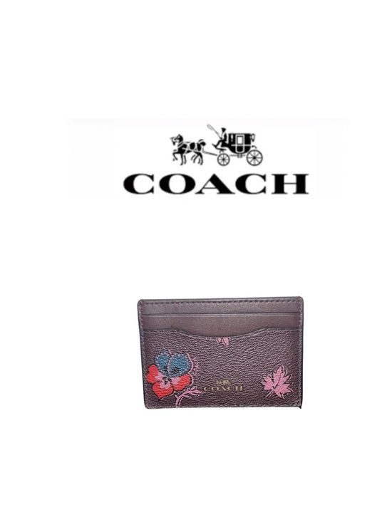 Coach Accessories - Coach Wildflower GUC Slim Card Holder